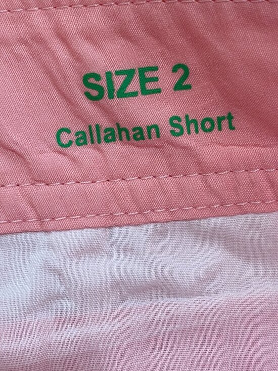 Lilly Pulitzer Pink Cotton Shorts Size 4 Aqua Lined Preppy Summer Classic - Picture 5 of 7